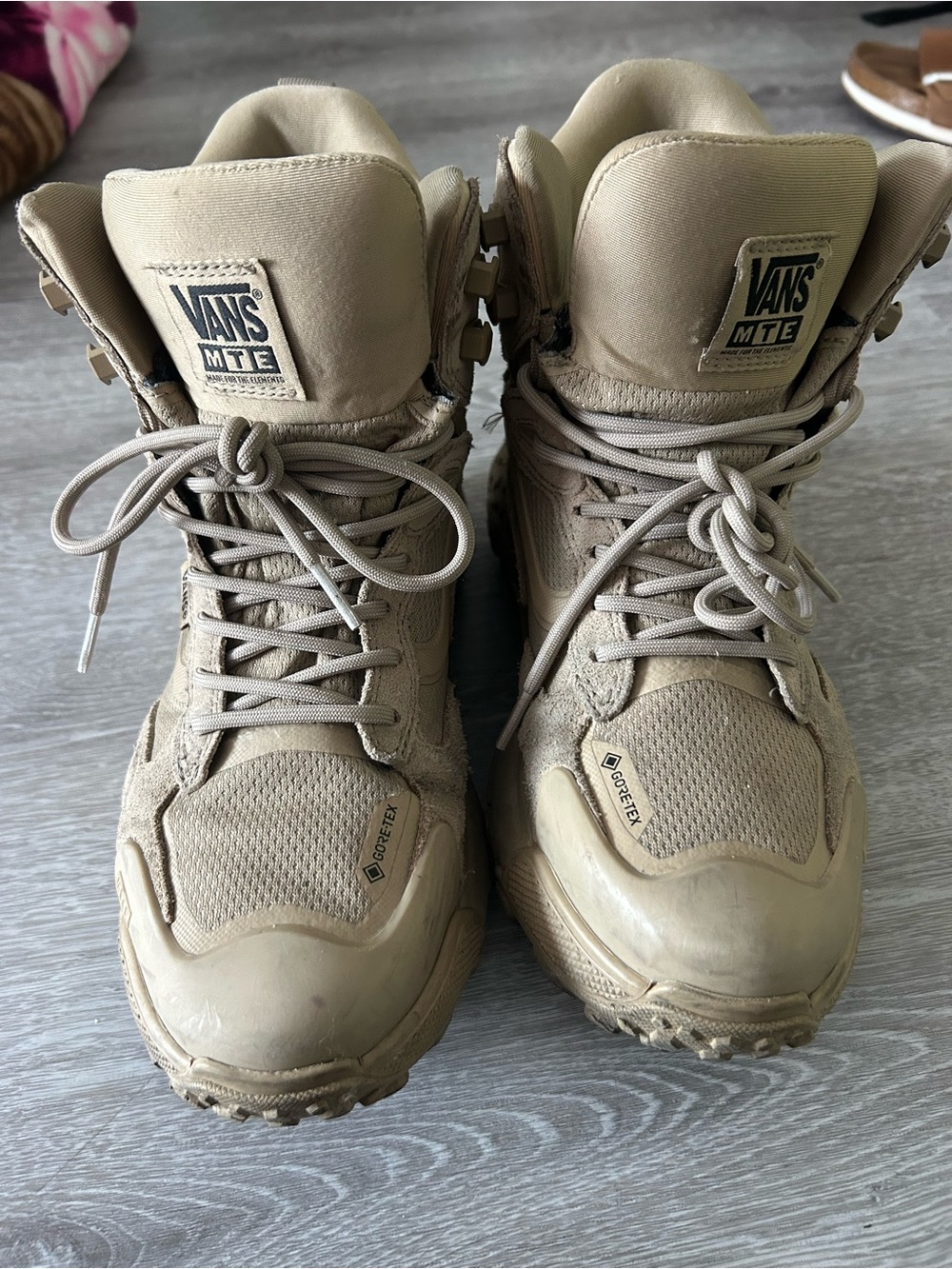 Vans MTE Gore-Tex Tan Hiking Boots
